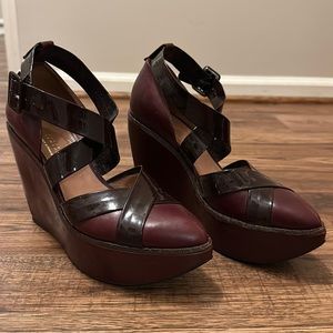 Robert Clergerie Platform Strappy Wedge